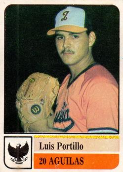 1991-92 Venezuelan Winter League Stickers #20 Luis Portillo Front