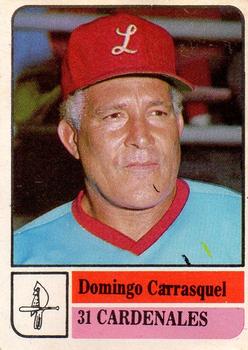1991-92 Venezuelan Winter League Stickers #31 Domingo Carrasquel Front
