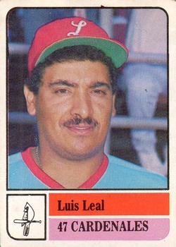 1991-92 Venezuelan Winter League Stickers #47 Luis Leal Front