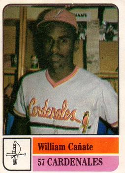 1991-92 Venezuelan Winter League Stickers #57 William Canate Front