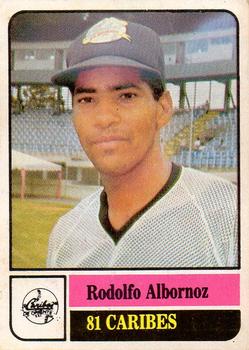 1991-92 Venezuelan Winter League Stickers #81 Rodolfo Albornoz Front