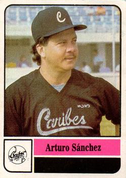 1991-92 Venezuelan Winter League Stickers #NNO Arturo Sanchez Front