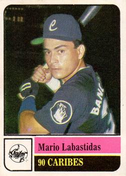 1991-92 Venezuelan Winter League Stickers #90 Mario Labastidas Front