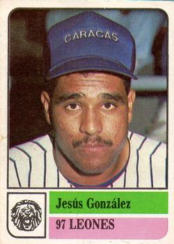 1991-92 Venezuelan Winter League Stickers #97 Jesus Gonzalez Front