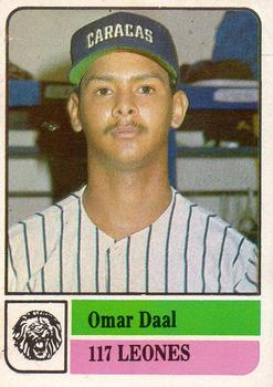1991-92 Venezuelan Winter League Stickers #117 Omar Daal Front
