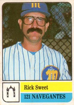 1991-92 Venezuelan Winter League Stickers #121 Rick Sweet Front