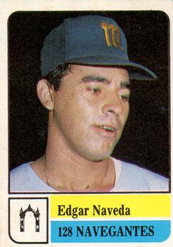 1991-92 Venezuelan Winter League Stickers #128 Edgar Naveda Front