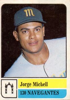 1991-92 Venezuelan Winter League Stickers #130 Jorge Michell Front