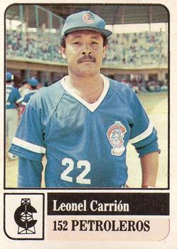 1991-92 Venezuelan Winter League Stickers #152 Leonel Carrion Front