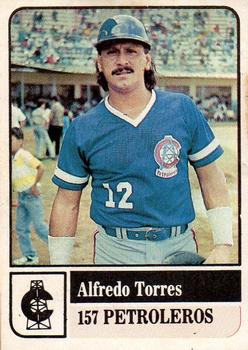 1991-92 Venezuelan Winter League Stickers #157 Alfredo Torres Front