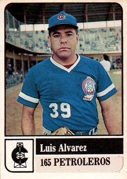 1991-92 Venezuelan Winter League Stickers #165 Luis Alvarez Front