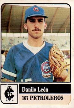 1991-92 Venezuelan Winter League Stickers #167 Danilo Leon Front
