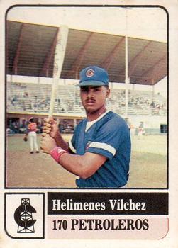 1991-92 Venezuelan Winter League Stickers #170 Helimenes Vilchez Front