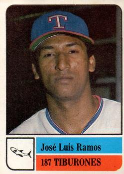 1991-92 Venezuelan Winter League Stickers #187 Jose Luis Ramos Front