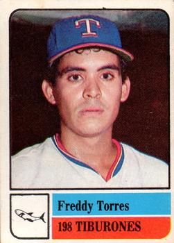 1991-92 Venezuelan Winter League Stickers #198 Freddy Torres Front