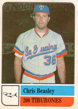 1991-92 Venezuelan Winter League Stickers #208 Chris Beasley Front