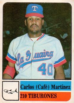 1991-92 Venezuelan Winter League Stickers #210 Carlos Martinez Front