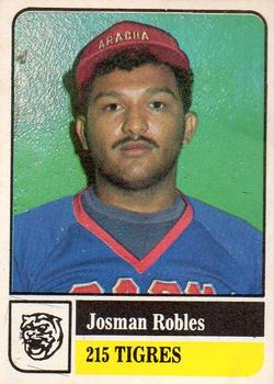 1991-92 Venezuelan Winter League Stickers #215 Josman Robles Front