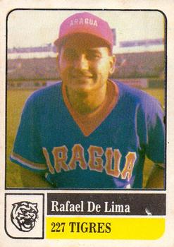 1991-92 Venezuelan Winter League Stickers #227 Rafael DeLima Front