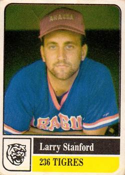 1991-92 Venezuelan Winter League Stickers #236 Larry Stanford Front