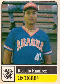 1991-92 Venezuelan Winter League Stickers #239 Rodolfo Ramirez Front
