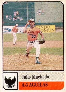 1991-92 Venezuelan Winter League Stickers #A-3 Julio Machado Front