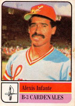 1991-92 Venezuelan Winter League Stickers #B-3 Alexis Infante Front