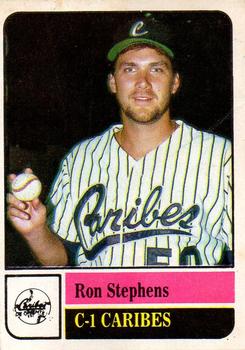 1991-92 Venezuelan Winter League Stickers #C-1 Ron Stephens Front