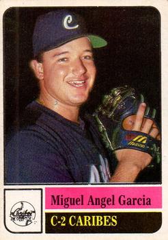 1991-92 Venezuelan Winter League Stickers #C-2 Miguel Angel Garcia Front