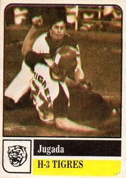 1991-92 Venezuelan Winter League Stickers #H-3 Jugada Tigres Front