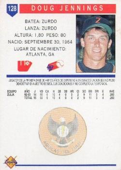 1993-94 Line Up Venezuelan Winter League #128 Doug Jennings Back