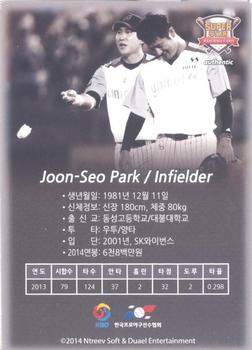 2014 Ntreev Duael Super Star Season 3 #SBC03-014-SS Jun-Seo Park Back