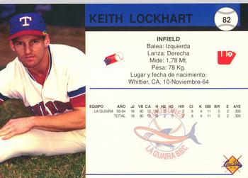 1994-95 Line Up Venezuelan Winter League #82 Keith Lockhart Back