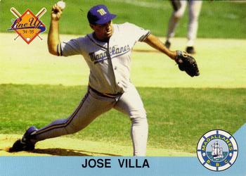 1994-95 Line Up Venezuelan Winter League #11 Jose Villa Front