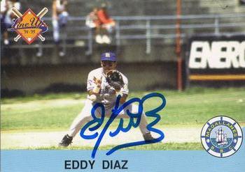 1994-95 Line Up Venezuelan Winter League #15 Eddy Diaz Front