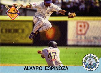 1994-95 Line Up Venezuelan Winter League #26 Alvaro Espinoza Front