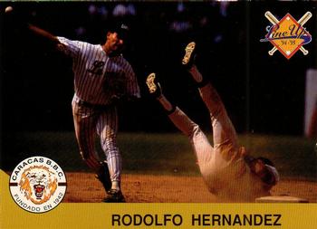 1994-95 Line Up Venezuelan Winter League #45 Rodolfo Hernandez Front