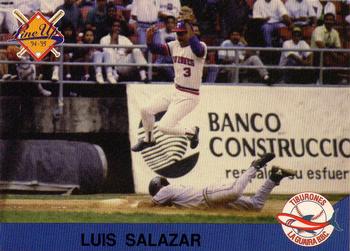 1994-95 Line Up Venezuelan Winter League #60 Luis Salazar Front