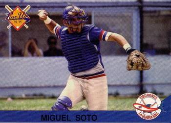 1994-95 Line Up Venezuelan Winter League #63 Miguel Soto Front