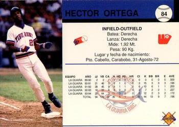 1994-95 Line Up Venezuelan Winter League #84 Hector Ortega Back
