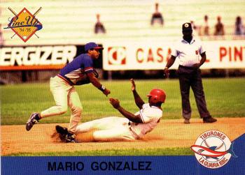 1994-95 Line Up Venezuelan Winter League #91 Mario Gonzalez Front