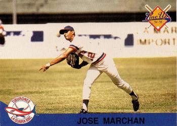 1994-95 Line Up Venezuelan Winter League #95 Jose Marchan Front