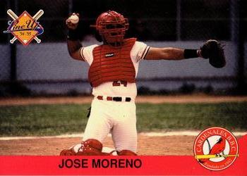 1994-95 Line Up Venezuelan Winter League #117 Jose Moreno Front