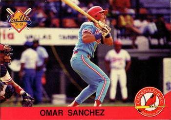 1994-95 Line Up Venezuelan Winter League #118 Omar Sanchez Front
