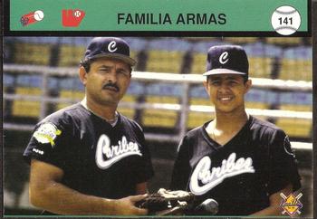 1994-95 Line Up Venezuelan Winter League #141 Familia Armas Back