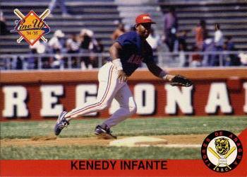 1994-95 Line Up Venezuelan Winter League #169 Kennedy Infante Front