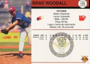 1994-95 Line Up Venezuelan Winter League #175 Brad Woodall Back