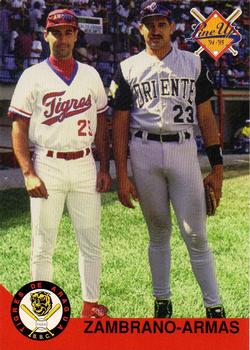 1994-95 Line Up Venezuelan Winter League #197 Roberto Zambrano / Julio Armas / Al Pedrique / Miguel A. Garcia Front