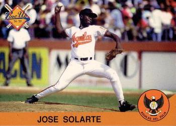 1994-95 Line Up Venezuelan Winter League #202 Jose Solarte Front
