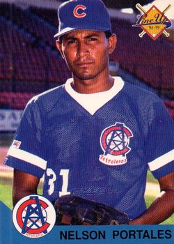 1994-95 Line Up Venezuelan Winter League #240 Nelson Portales Front